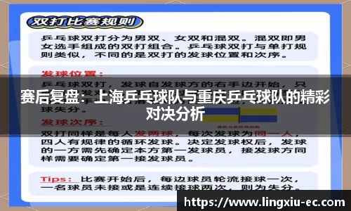 赛后复盘：上海乒乓球队与重庆乒乓球队的精彩对决分析